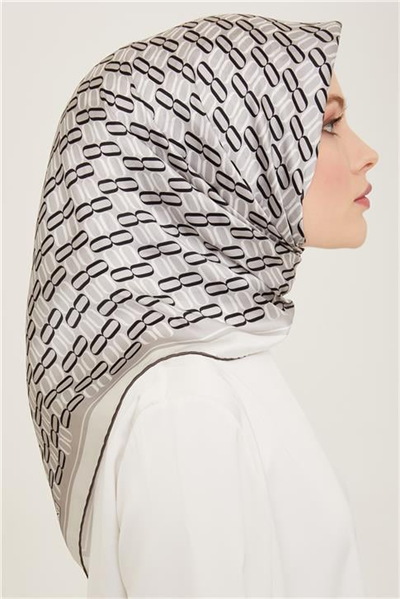 Armine Klasik Desenli Twill İpek Eşarp 24Ya9149 8 34