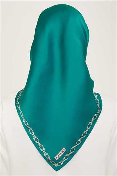 Armine Klasik Desenli Twill İpek Eşarp 24Ya9154 53 82