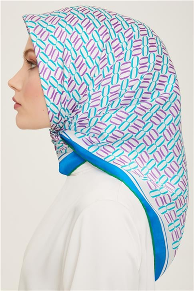 Armine Klasik Desenli Twill İpek Eşarp 24Ya9149 8 35