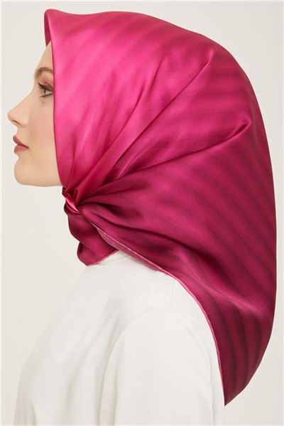 Armine Klasik Desenli Twill İpek Eşarp 24Ya9150 4 53