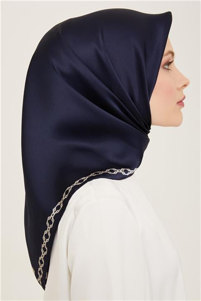Armine Klasik Desenli Twill İpek Eşarp 24Ya9154 53 04