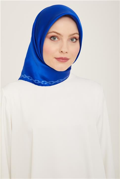 Armine Klasik Desenli Twill İpek Eşarp 24Ya9154 53 53