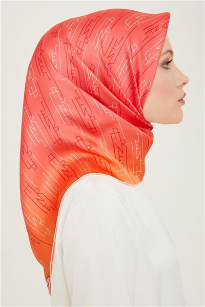Armine Klasik Desenli Twill İpek Eşarp 24Ya9142 53 81
