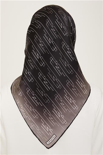 Armine Klasik Desenli Twill İpek Eşarp 24Ya9142 53 85
