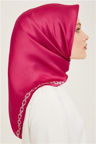 Armine Klasik Desenli Twill İpek Eşarp 24Ya9154 53 81