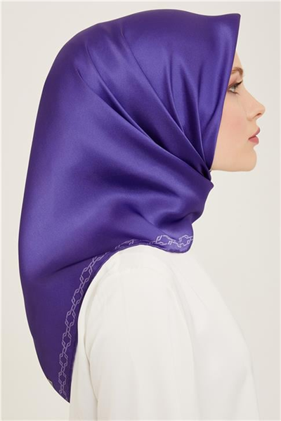Armine Klasik Desenli Twill İpek Eşarp 24Ya9154 53 52