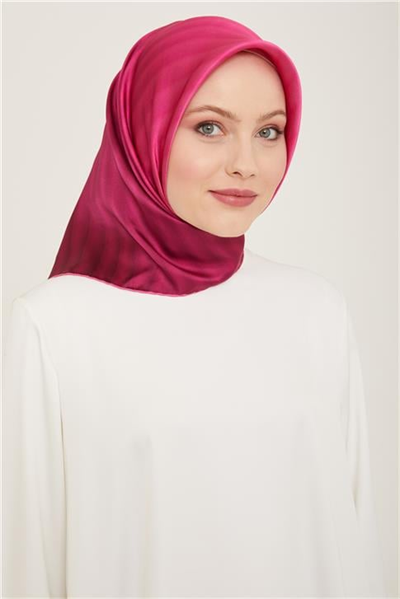 Armine Klasik Desenli Twill İpek Eşarp 24Ya9150 4 53