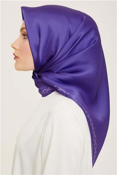 Armine Klasik Desenli Twill İpek Eşarp 24Ya9154 53 52