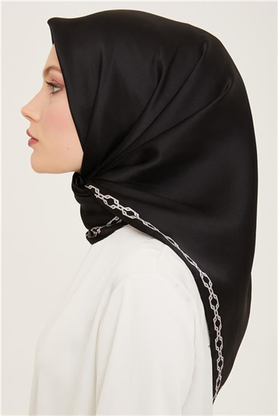 Armine Klasik Desenli Twill İpek Eşarp 24Ya9154 53 01
