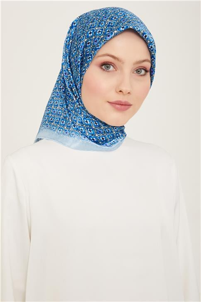 Armine Klasik Desenli Twill İpek Eşarp 24Ya9134 67 39