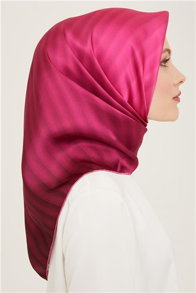 Armine Klasik Desenli Twill İpek Eşarp 24Ya9150 4 53