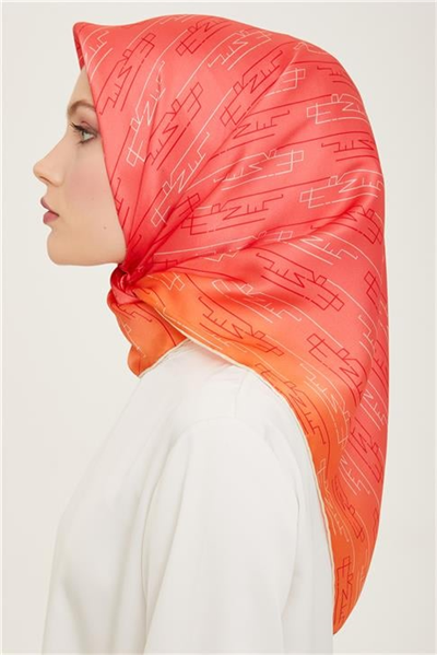 Armine Klasik Desenli Twill İpek Eşarp 24Ya9142 53 81