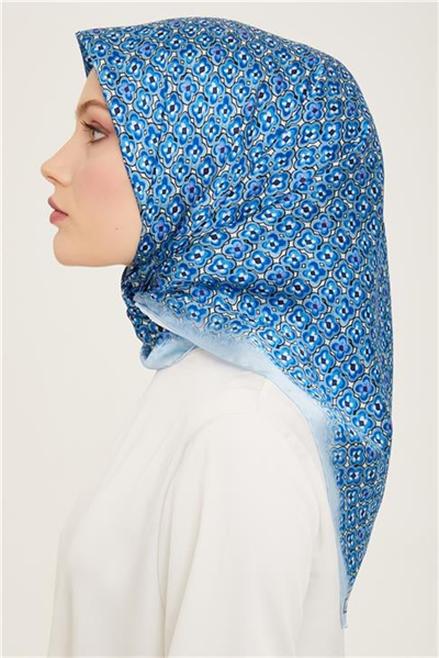 Armine Klasik Desenli Twill İpek Eşarp 24Ya9134 67 39