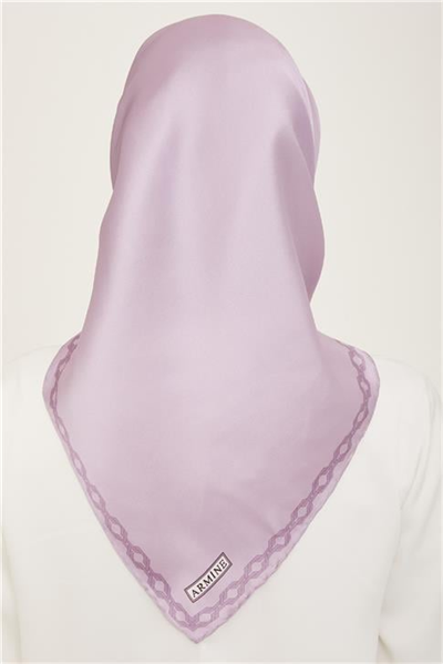 Armine Klasik Desenli Twill İpek Eşarp 24Ya9154 53 35