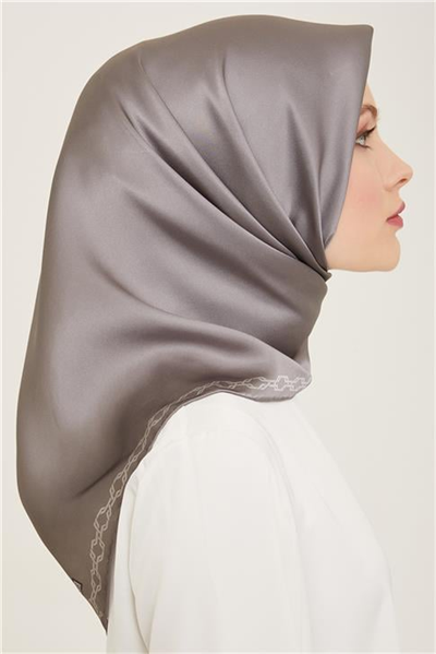 Armine Klasik Desenli Twill İpek Eşarp 24Ya9154 53 54