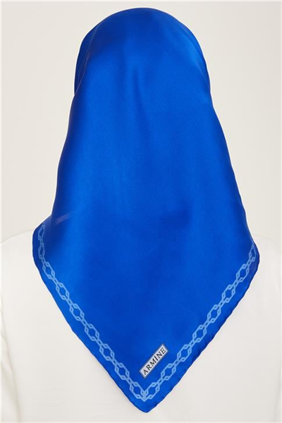 Armine Klasik Desenli Twill İpek Eşarp 24Ya9154 53 53