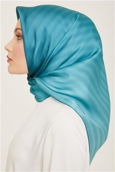 Armine Klasik Desenli Twill İpek Eşarp 24Ya9150 4 19