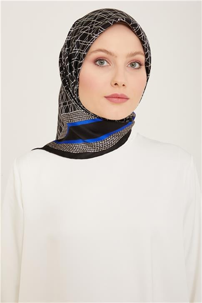 Armine Klasik Desenli Twill İpek Eşarp 24Ya9167 2 38