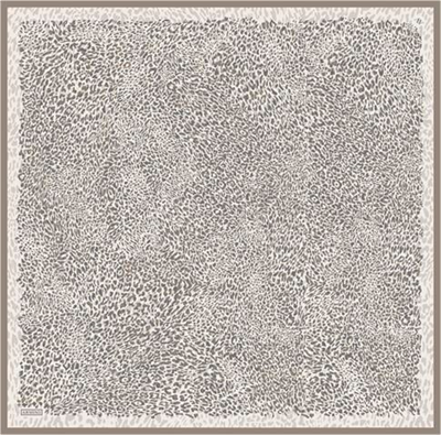 Armine Leopar Desenli Saf İpek Sura Eşarp 9352D 05