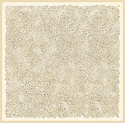 Armine Leopar Desenli Saf İpek Sura Eşarp 9352D 34