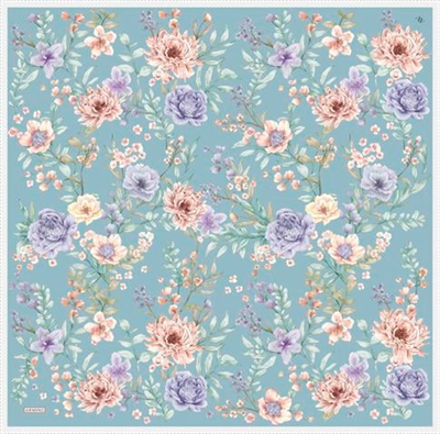 Armine Leopar Desenli Saf İpek Twill Eşarp 9347 31