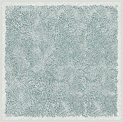 Armine Leopar Desenli Saf İpek Twill Eşarp 9352D 09