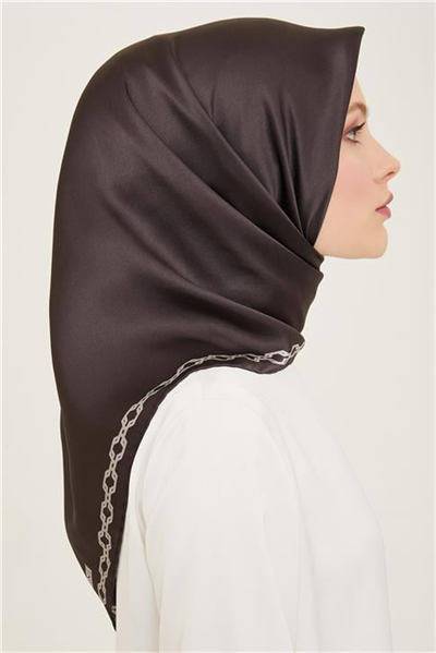Armine Leopar Desenli Sura İpek Eşarp 24Ya9155 34