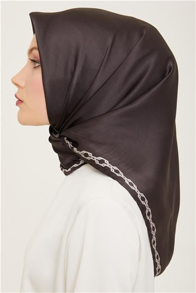 Armine Leopar Desenli Sura İpek Eşarp 24Ya9155 34