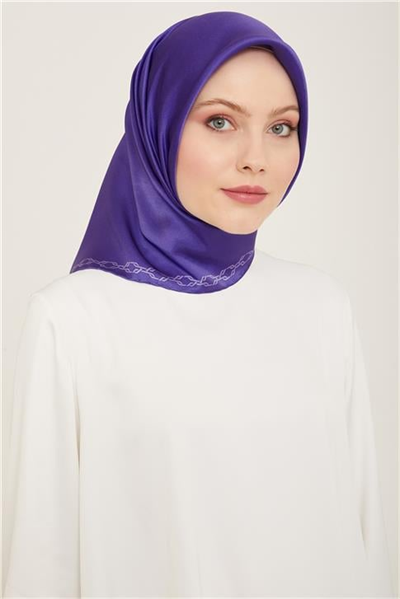 Armine Leopar Desenli Sura İpek Eşarp 24Ya9155 52