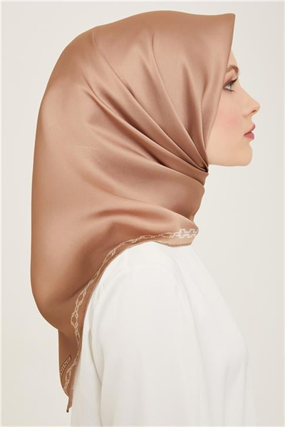 Armine Leopar Desenli Sura İpek Eşarp 24Ya9155 03