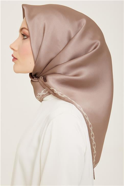 Armine Leopar Desenli Sura İpek Eşarp 24Ya9155 32
