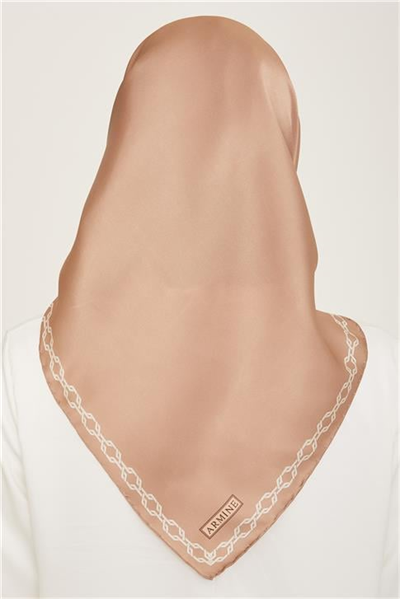 Armine Leopar Desenli Sura İpek Eşarp 24Ya9155 03