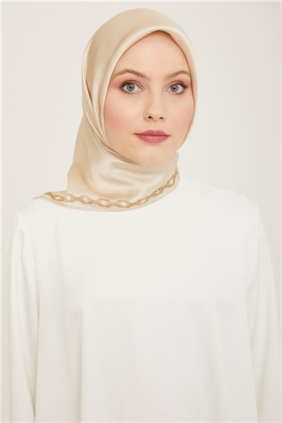 Armine Leopar Desenli Sura İpek Eşarp 24Ya9155 31