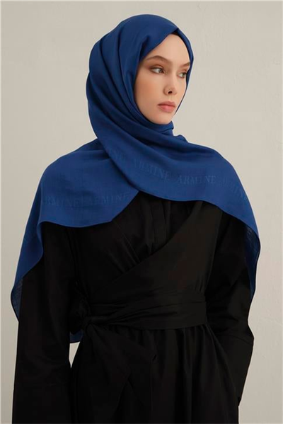 Armine Logo Bordürlü Pamuk İpek Şal 28