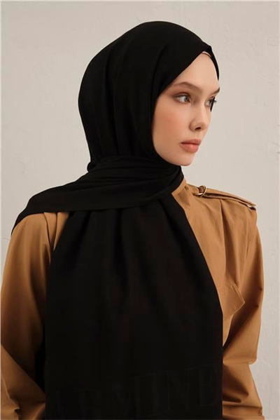 Armine Logo Drop Pamuk İpek Şal 01