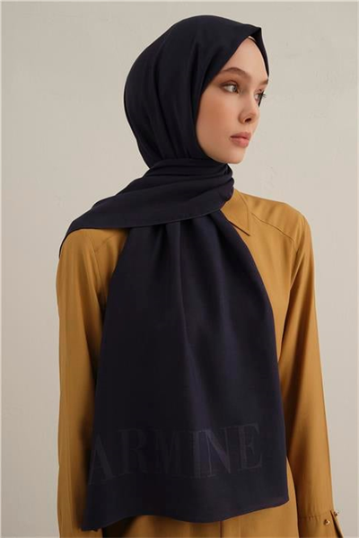 Armine Logo Drop Pamuk İpek Şal 02