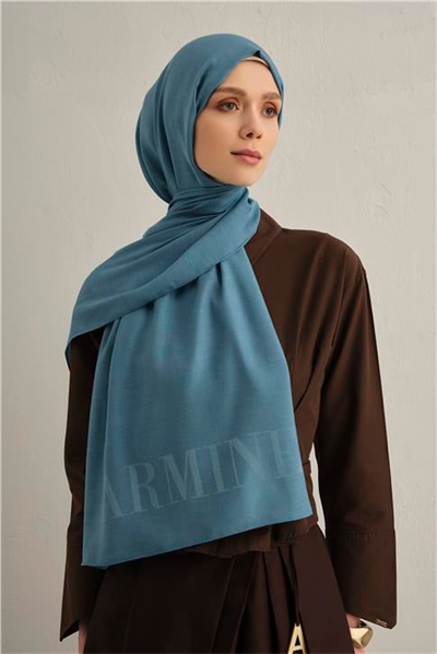 Armine Logo Drop Pamuk İpek Şal 27