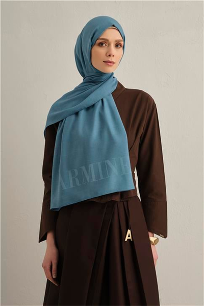 Armine Logo Drop Pamuk İpek Şal 27