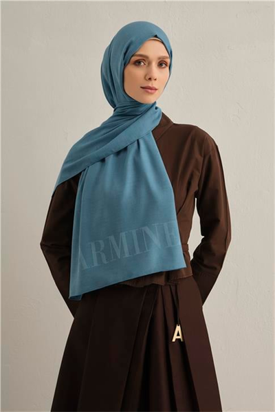 Armine Logo Drop Pamuk İpek Şal 27