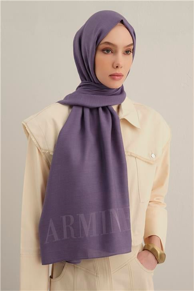 Armine Logo Drop Pamuk İpek Şal 45