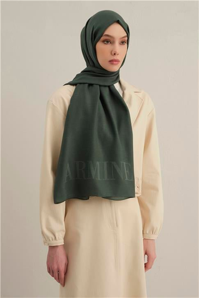 Armine Logo Drop Pamuk İpek Şal 50