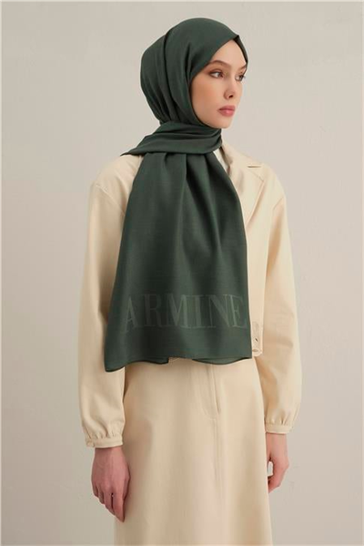 Armine Logo Drop Pamuk İpek Şal 50