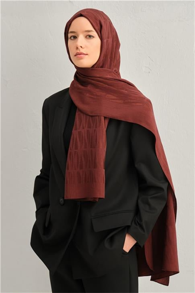 Armine Lyocell Naia Çubuk Desen Şal 1110-29