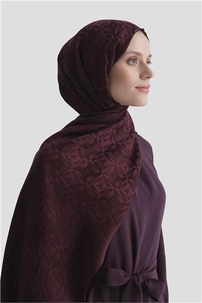Armine Lyocell Naia Kare Monogram Şal 6 51 Nefti