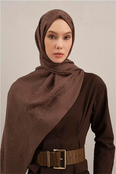 Armine Lyocell Naia Kare Monogram Şal 6 11