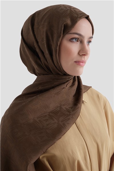 Armine Lyocell Naia Kare Monogram Şal 6 77