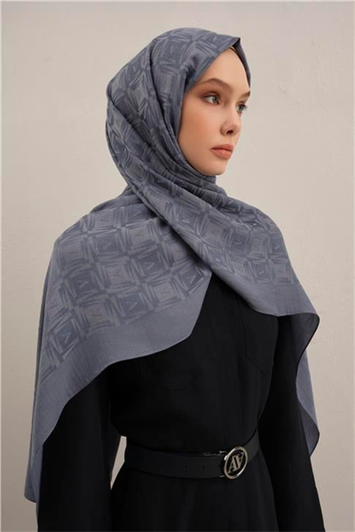 Armine Lyocell Naia Kare Monogram Şal 6 26