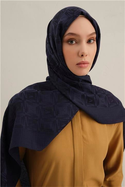 Armine Lyocell Naia Kare Monogram Şal 6 02