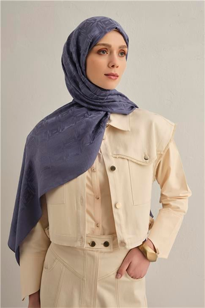 Armine Lyocell Naia Kare Monogram Şal 6 42
