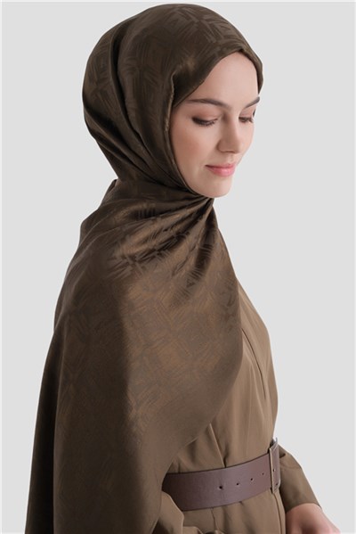 Armine Lyocell Naia Kare Monogram Şal 6 56